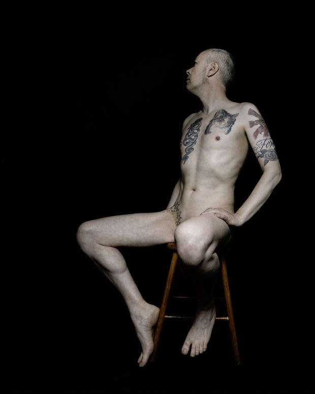 sit artistic nude photo by model marschmellow
