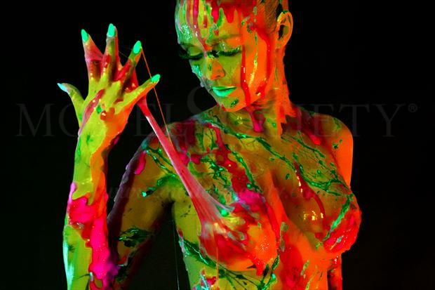 slimeone artistic nude artwork by artist bodyart j d%C3%BCsterwald