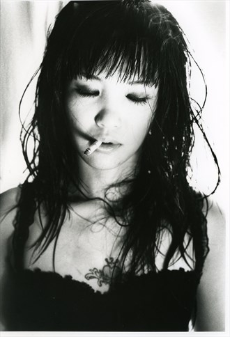 smoke Emotional Photo by Model Sana Sakura