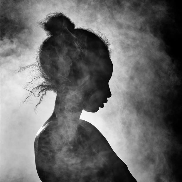 smoke and shadows artistic nude photo by photographer greg hensel