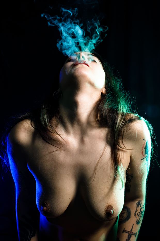 smoke artistic nude photo by photographer photogenick