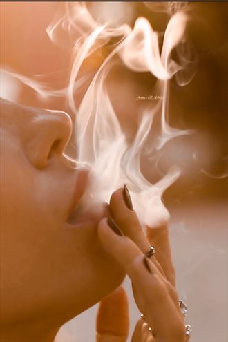 smoke on sensual photo by photographer anna edelride