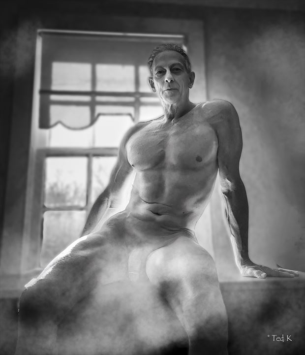 smoky room artistic nude photo by artist artfitnessmodel