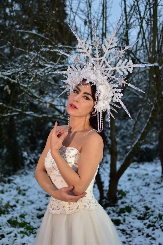 snow queen nature photo by model blackswann_portfolio