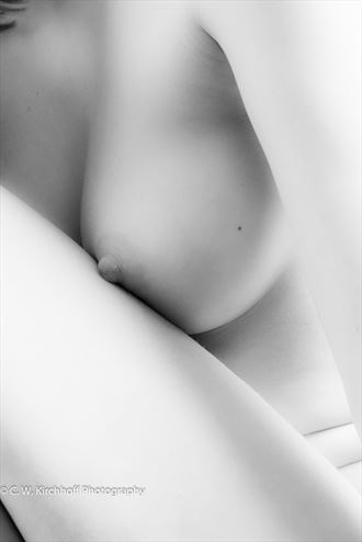 soft white artistic nude photo by photographer c w kirchhoff