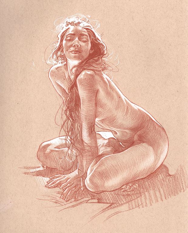 sorcha 3 artistic nude artwork by artist james martin