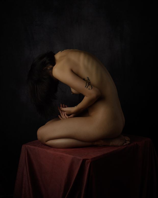 sorrow artistic nude photo by model thedarkmother_rose