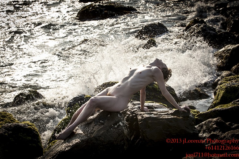 splash Artistic Nude Photo by Model Stephanie Anne