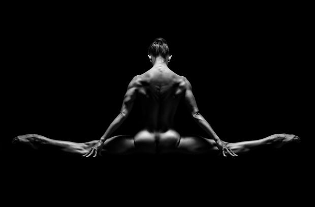 split artistic nude artwork by photographer lomobox