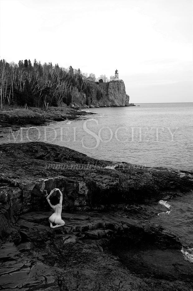 split rock lighthouse state park mn artistic nude photo by photographer ray valentine