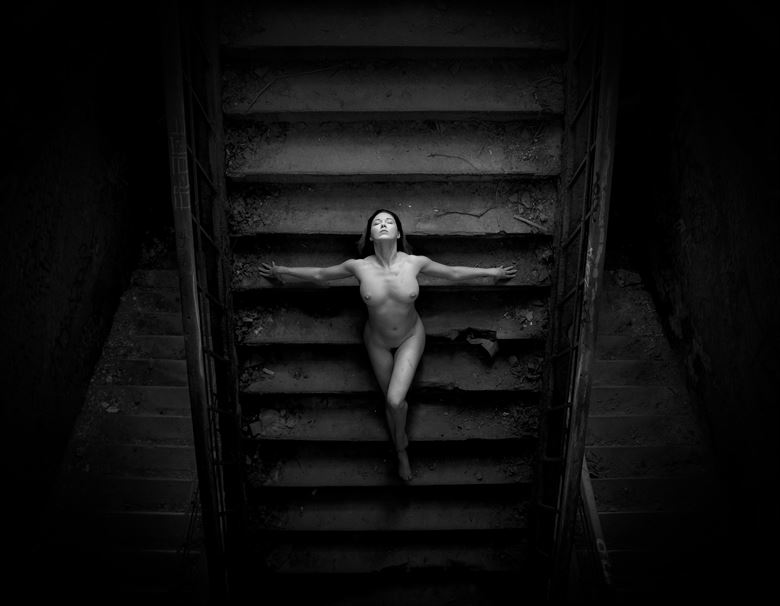 stairs artistic nude photo by photographer pheonix