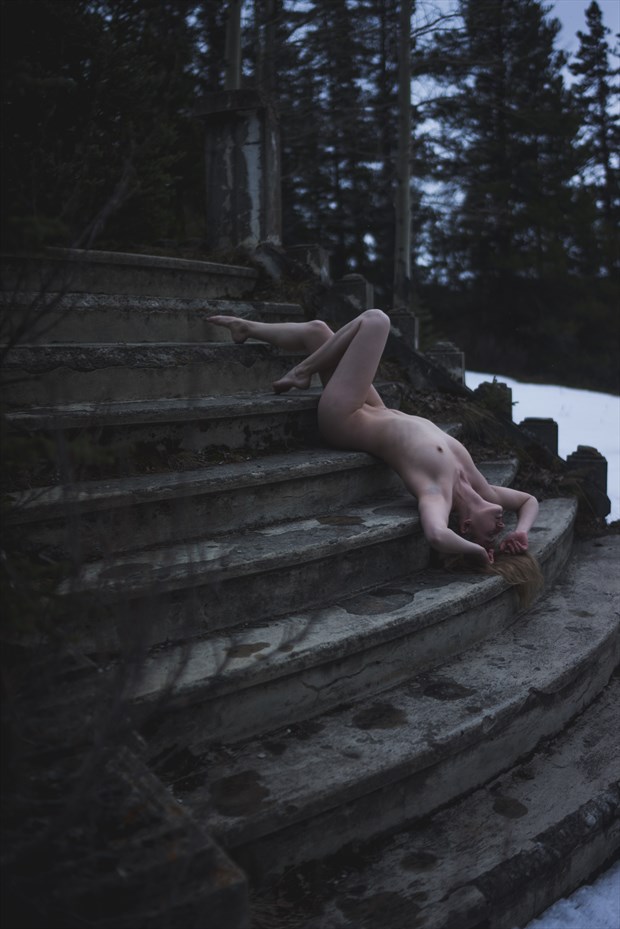 stairway to heaven artistic nude photo by model fearra lacome