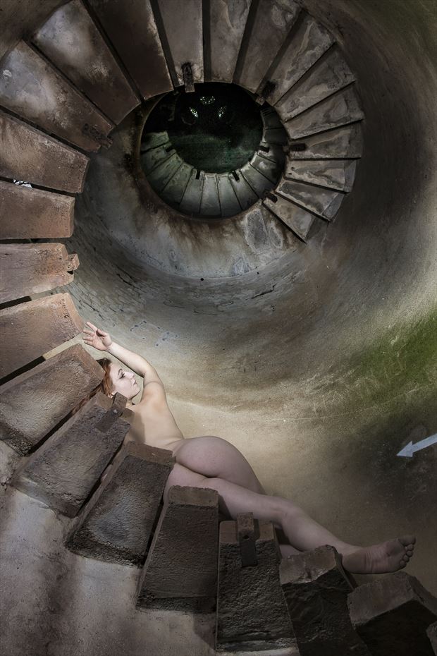 stairway to heaven artistic nude photo by photographer robert koudijs