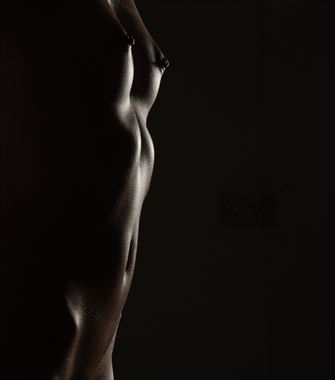 standing scape love the light artistic nude photo by photographer mikeal brecks