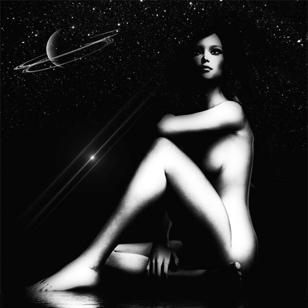 star gazer artistic nude artwork by artist tantographics