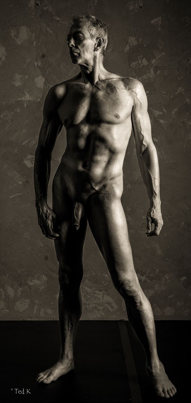 Nude male model photography