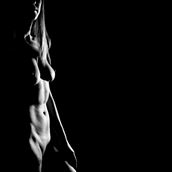 staying in the shadows artistic nude photo by photographer johnvphoto