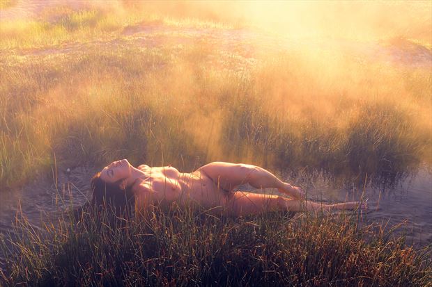 steamy sunrise artistic nude photo by photographer philip turner
