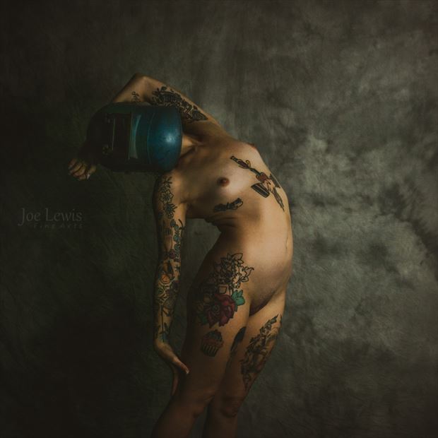 steph in space artistic nude photo by photographer joe lewis fine arts