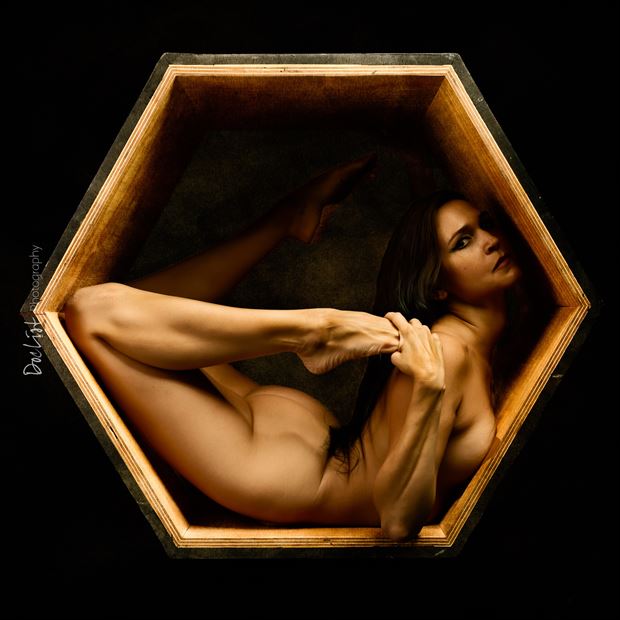 stephanie in the hexagon artistic nude photo by photographer doc list