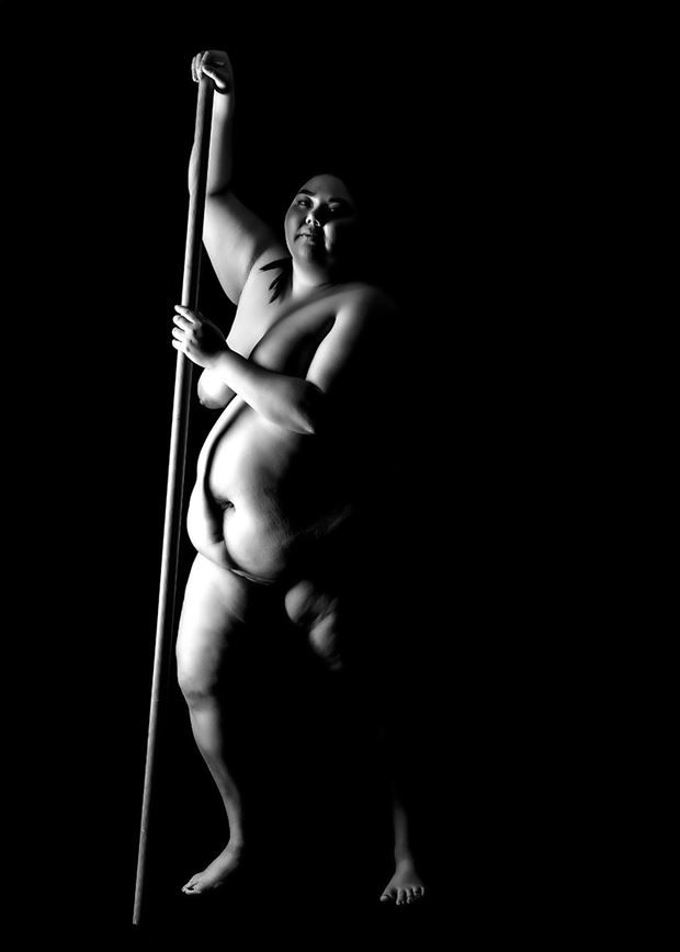 stick artistic nude photo by model adania