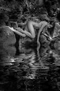 stirring the waters ii artistic nude photo by photographer philip turner
