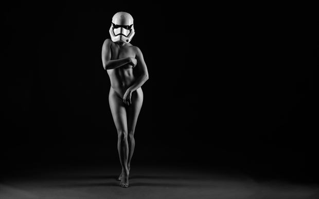 stormtrooper artistic nude photo by photographer paul brady