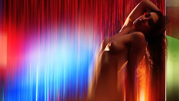 streaks of light artistic nude photo by photographer goldvamp