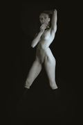 stretch b w artistic nude photo by model gabriella marsie