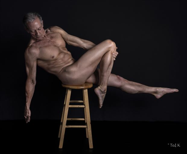 stretch implied nude photo by artist artfitnessmodel