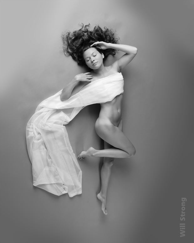 stretching artistic nude photo by model miss missy