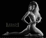 strike the pose in muted silver artistic nude photo by photographer legacyphotographyllc