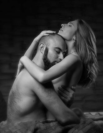 strong love artistic nude photo by photographer willem pieter drost