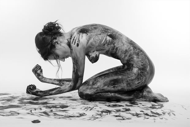 struggle with inner demons artistic nude photo by photographer gabi gogiu