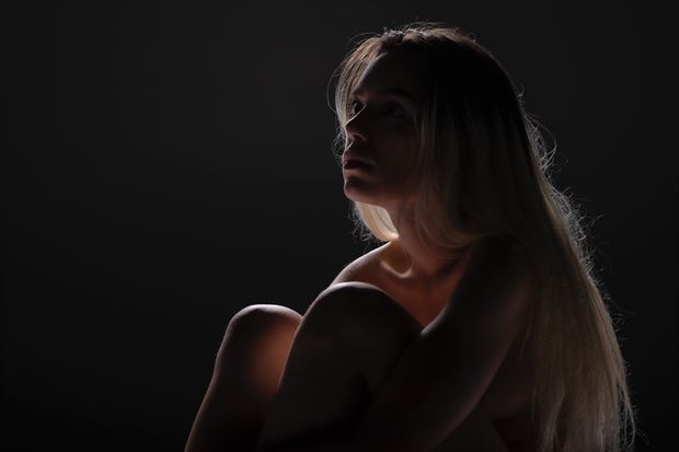 studio lighting implied nude photo by photographer a synchronous films