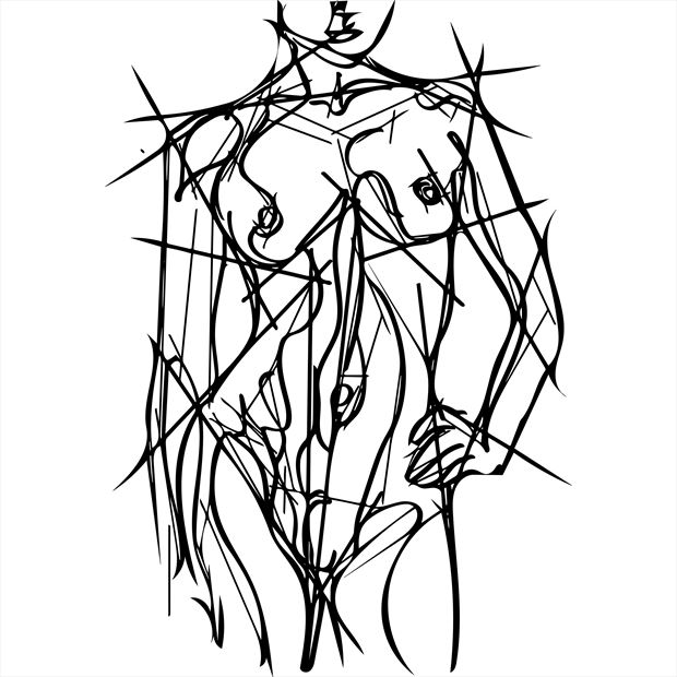 study artistic nude artwork by artist kevin houchin