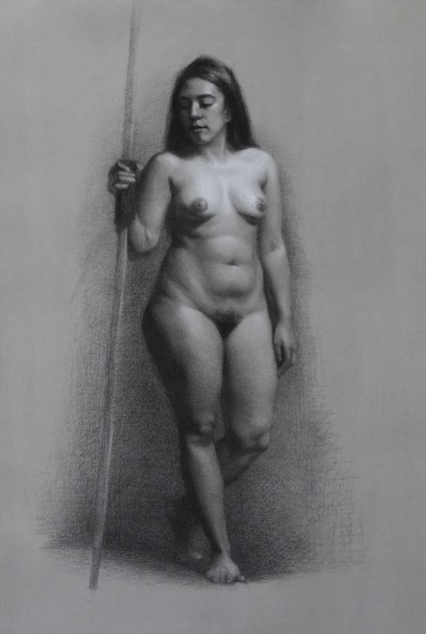 study of lilian artistic nude artwork by artist edoism