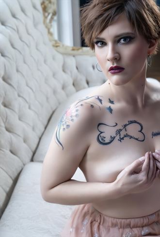 sultry ballerina lingerie photo by model shelby athena