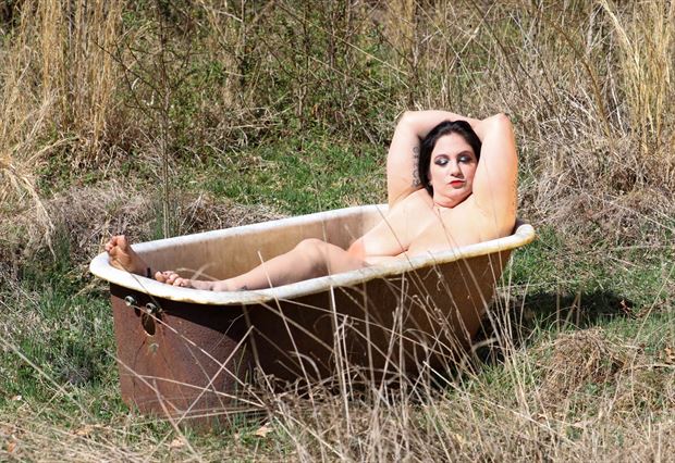 sunbathing artistic nude photo by model verotikasynful