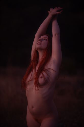 sundown surrender artistic nude photo by model joey darke