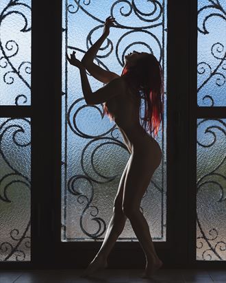 sunlight silhouette artistic nude photo by photographer sherri hulse