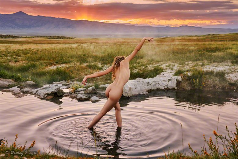 sunrise at hot springs artistic nude photo by photographer deekay images