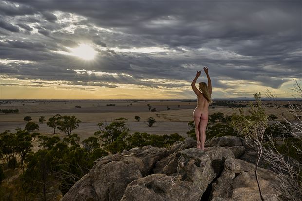 sunrise in the wimmera artistic nude photo by photographer tfa photography