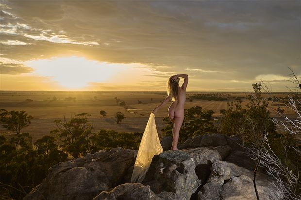 sunrise in the wimmera artistic nude photo by photographer tfa photography