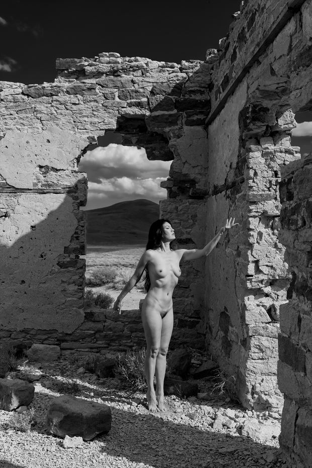 sunset salutations artistic nude photo by photographer philip turner