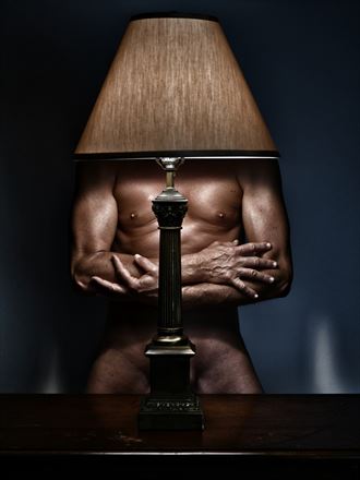 table lamp 3 artistic nude photo by model robert p