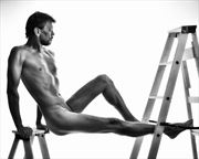 tale of two ladders 1 artistic nude photo by photographer r pedersen