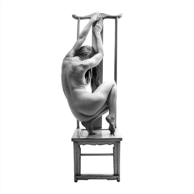 tall chair 1 artistic nude photo by photographer toby maurer