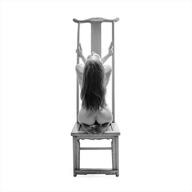 tall chair 2 artistic nude photo by photographer toby maurer