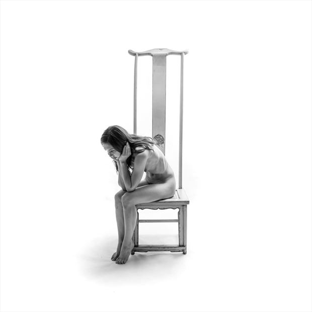 tall chair 8 artistic nude photo by photographer toby maurer